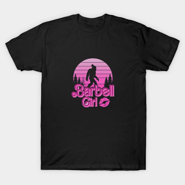 JUST A BARBELL Girl T-Shirt by DarkStile